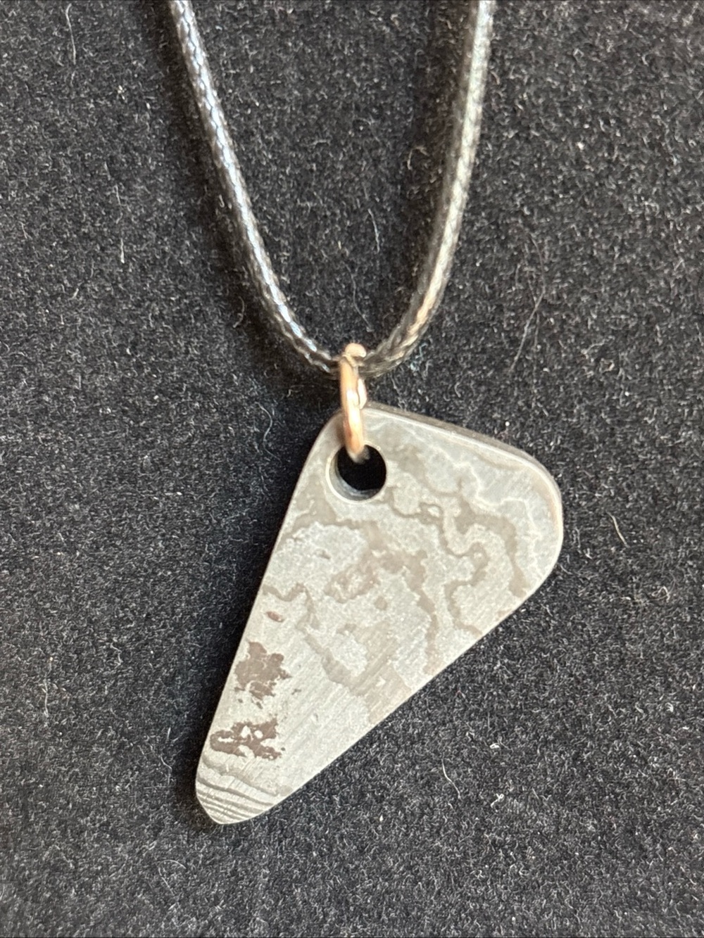 Handcrafted Damascus-Pendant Necklace